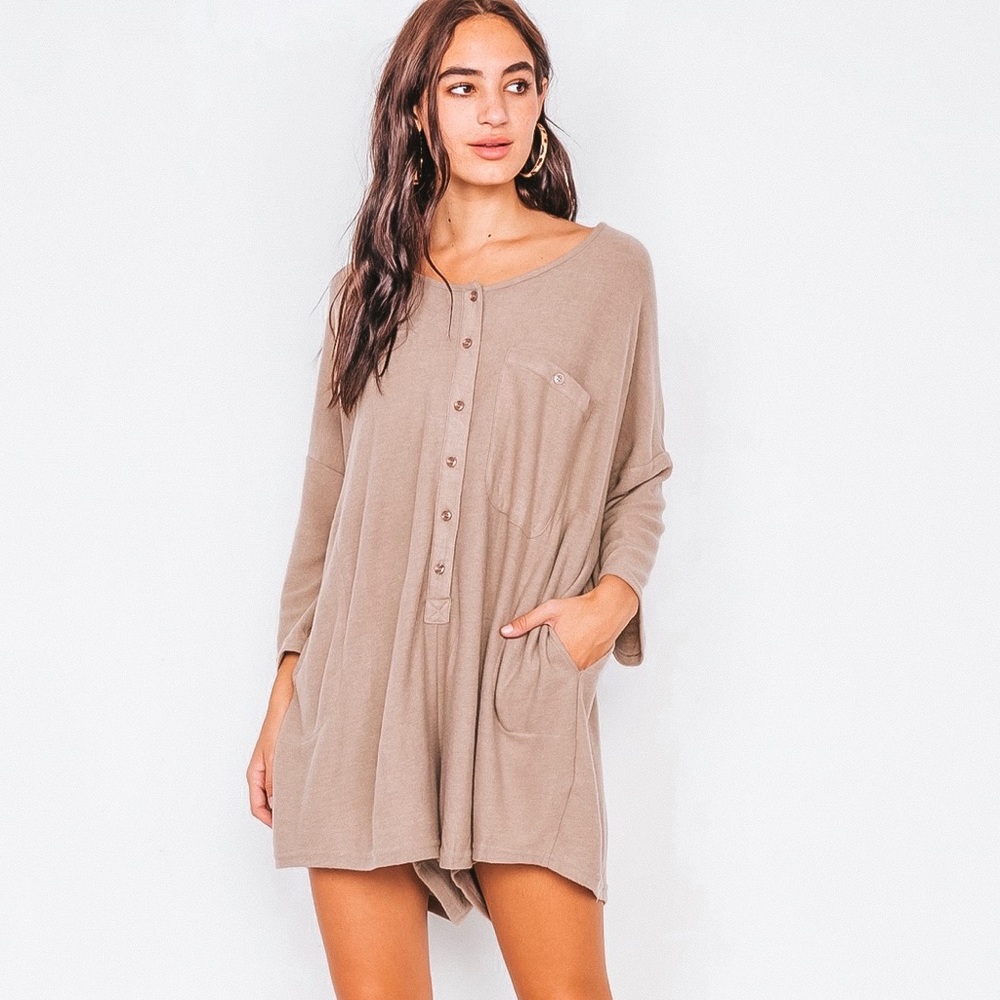 Comfy Oversized Romper (Soft)